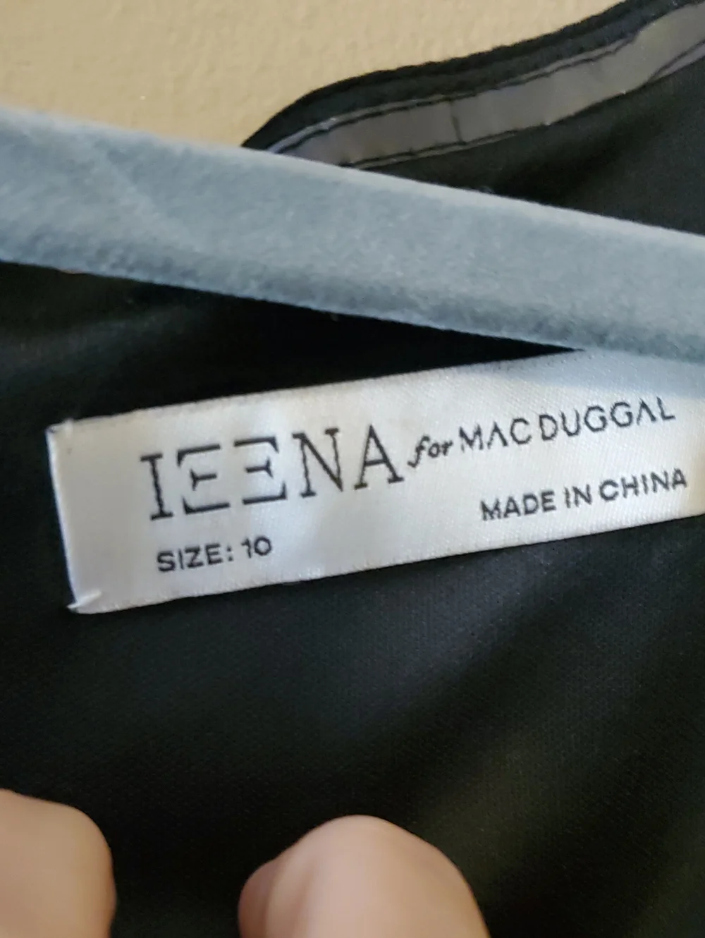 Mac Duggal Ieena 26513 Black Ruched Jersey V Neck Gown Maxi Dress Size 10 NWOT'S - Picture 7 of 12